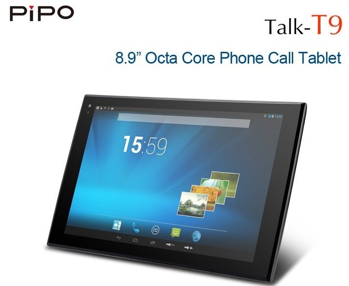 PiPo T9S Talk-T9 MTK6592 Octa Core 8.9 inch Retina Android 3G Phone Call Tablets GPS Bluetooth 2GB 32GB