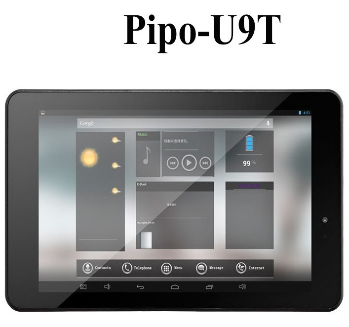 Pipo U9T 3G Tablet PC 3G Phone Call Quad Core 7.0 Inch 1920*1200 GPS Bluetooth HDMI 2GB 16GB