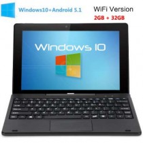 PiPO W1S WiFi 2GB 32GB Intel Z8300 Windows 10 + Android 5.1 Tablet PC 10.1 inch HDMI Black